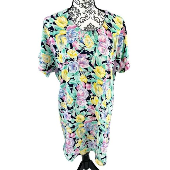 Christian Dior Saks Fifth Avenue Floral Tunic Dress - Picture 1 of 8